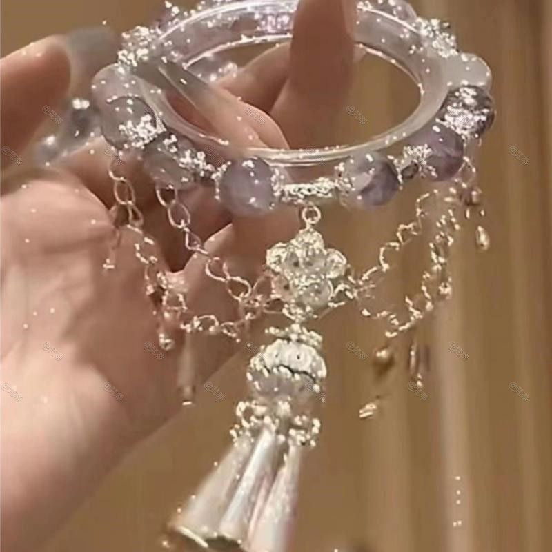 "Western Saintess" Miao Ethnic Bell Tassel Bracelet Multi-layer Chinese Style Hanfu Accessory Chinese Style Women