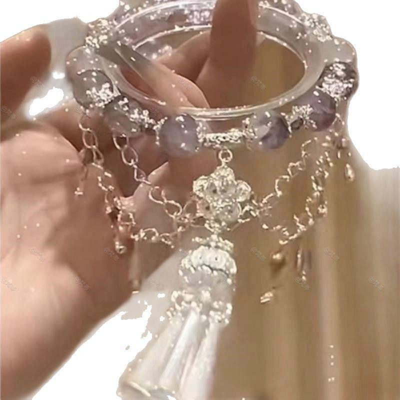 "Western Saintess" Miao Ethnic Bell Tassel Bracelet Multi-layer Chinese Style Hanfu Accessory Chinese Style Women