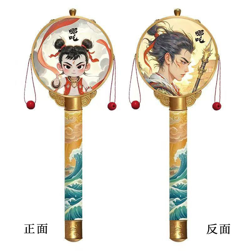 Chinese Characteristic Children's Toy Hand Drum Shaking Drum Tourist Souvenirs Small Gifts