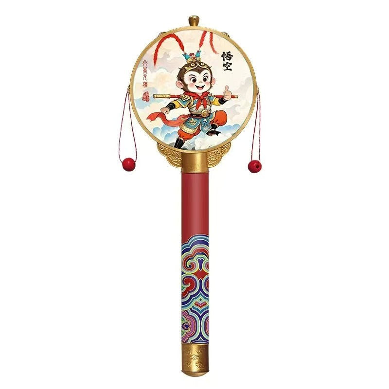 Chinese Characteristic Children's Toy Hand Drum Shaking Drum Tourist Souvenirs Small Gifts