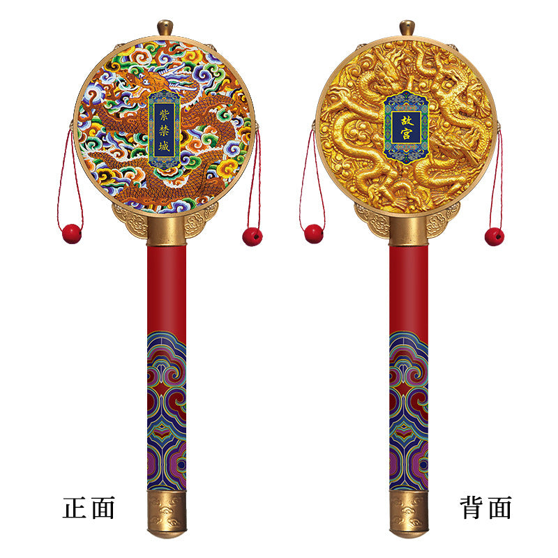 Chinese Characteristic Children's Toy Hand Drum Shaking Drum Tourist Souvenirs Small Gifts