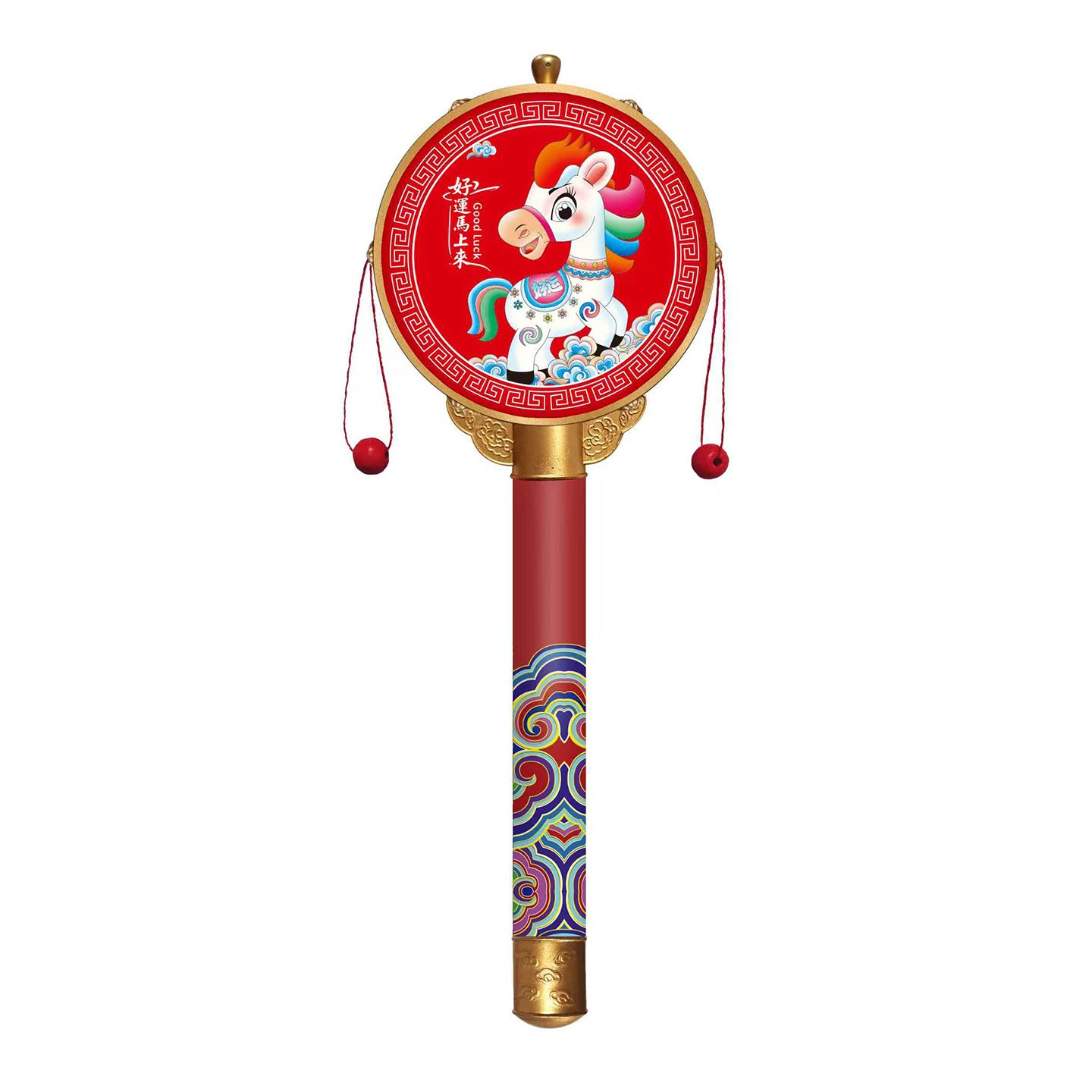 Chinese Characteristic Children's Toy Hand Drum Shaking Drum Tourist Souvenirs Small Gifts