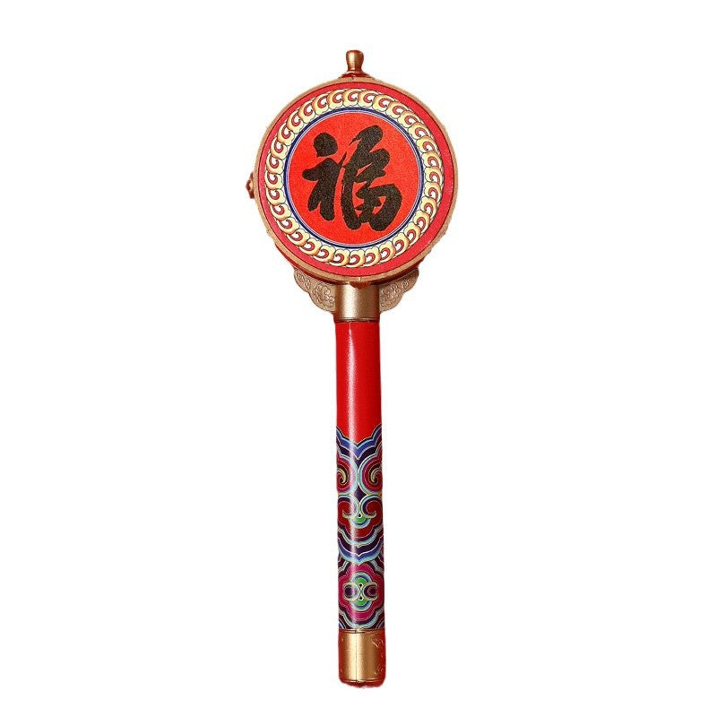 Chinese Characteristic Children's Toy Hand Drum Shaking Drum Tourist Souvenirs Small Gifts